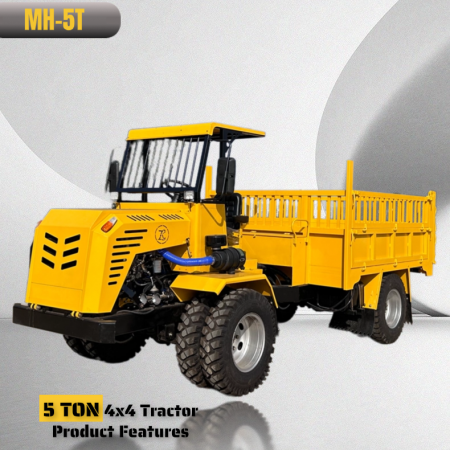 5 Tonnen Vierrad-Muldenkipper 4X4 Traktor Produktmerkmale Dieselantrieb LKW Preis